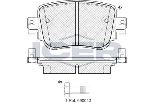 Brake Pad Set VW