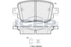 Brake Pad Set VW