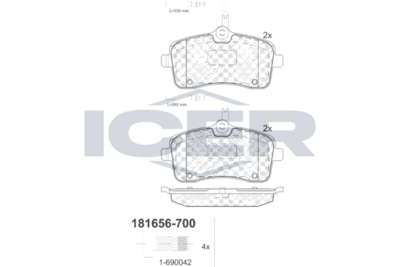 Brake pad, origin Spain
