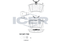 Brake Pad Set FORD