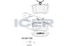 Brake Pad Set FORD