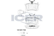 Brake Pad Set FORD