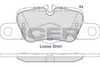 Brake Pad Set Rear Icer Porsche Carrera