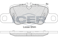 Brake Pad Set Rear Icer Porsche Carrera