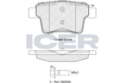 Brake Pad Set ICER