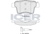 Brake Pad Set ICER
