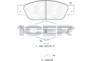 Brake Pad Set ICER