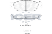 Brake Pad Set ICER