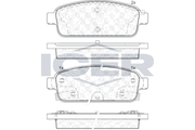 Rear Brake Pad Set