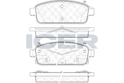Rear Brake Pad Set