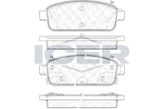 Rear Brake Pad Set