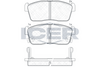 Brake Pad Front Axle Suzuki Icer