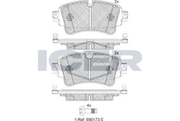 Brake Pad Set Rear Icer Audi A4