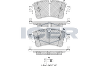 Brake Pad Set Rear Icer Audi A4