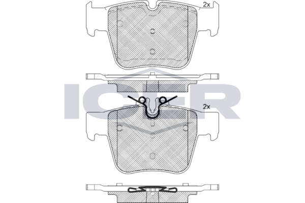Brake Pad Set ICER