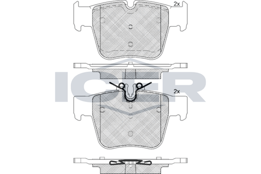 Brake Pad Set ICER