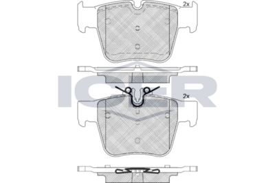 Brake Pad Set ICER