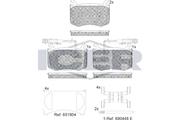 Brake Pad Set Fr Icer Alfa Romeo Giulia