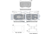Brake Pad Set Fr Icer Alfa Romeo Giulia