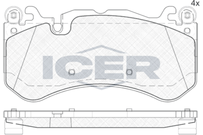 Brake Pad Icer Mercedes-Benz C Class