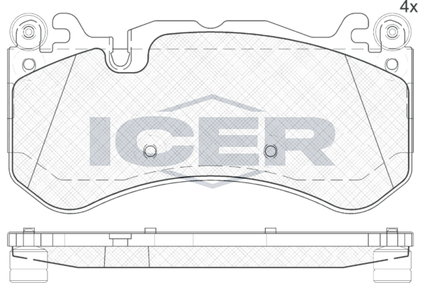 Brake Pad Icer Mercedes-Benz C Class