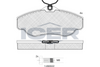 Brake Pad Set ICER