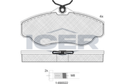 Brake Pad Set ICER