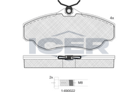 Brake Pad Set ICER