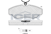 Brake Pad Set ICER
