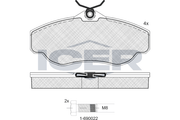Brake Pad Set ICER