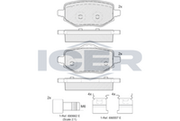 Brake Pad Set OPEL