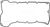 Gasket, cylinder head cover (Cylinder Head)
