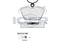 Brake Pad Set Rear Icer Alfa Romeo 156