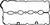 Gasket, cylinder head cover OPEL