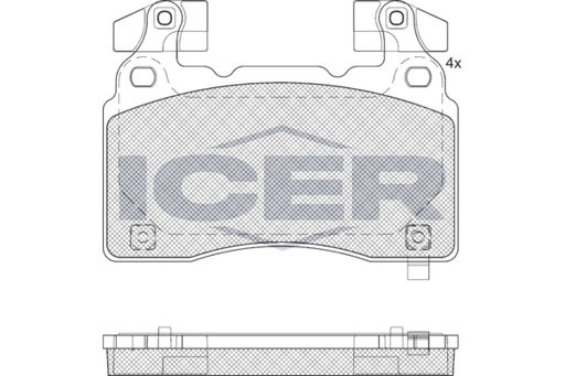 Brake Pad Set, disc brake (Braking System)