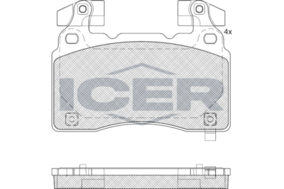 Brake Pad Set, disc brake (Braking System)