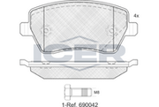 Brake Pad Set RENAULT