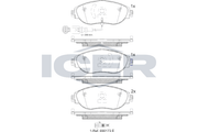Brake Pad Set, disc brake (Braking System)