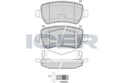 Rear Brake Pad Set