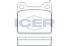 Rear - Brake Pad - Icer - Mercedes-Benz