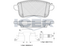 Bake Pad Set Rear Icer Renault Fluence