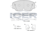 Brake Pad Set ICER