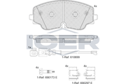 Brake Pad Set ICER