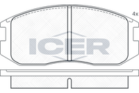 Brake Pad Set Front Icer Proton Persona