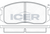 Brake Pad Set Front Icer Proton Persona