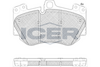 Brake Pad Front Axle Porsche Icer