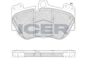 Brake Pad Front Axle Porsche Icer