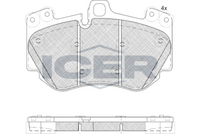 Brake Pad Front Axle Porsche Icer