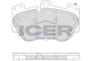 Brake Pad Front Axle Porsche Icer