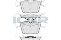 Rear - Brake Pad - Icer Mercedes-Benz C-
